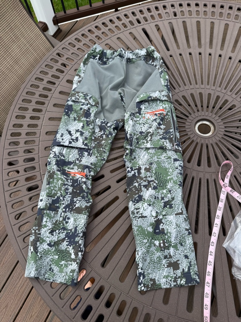 Sitka Gear Equinox Pants in the Optifade Forest camouflage pattern YOUTH MED